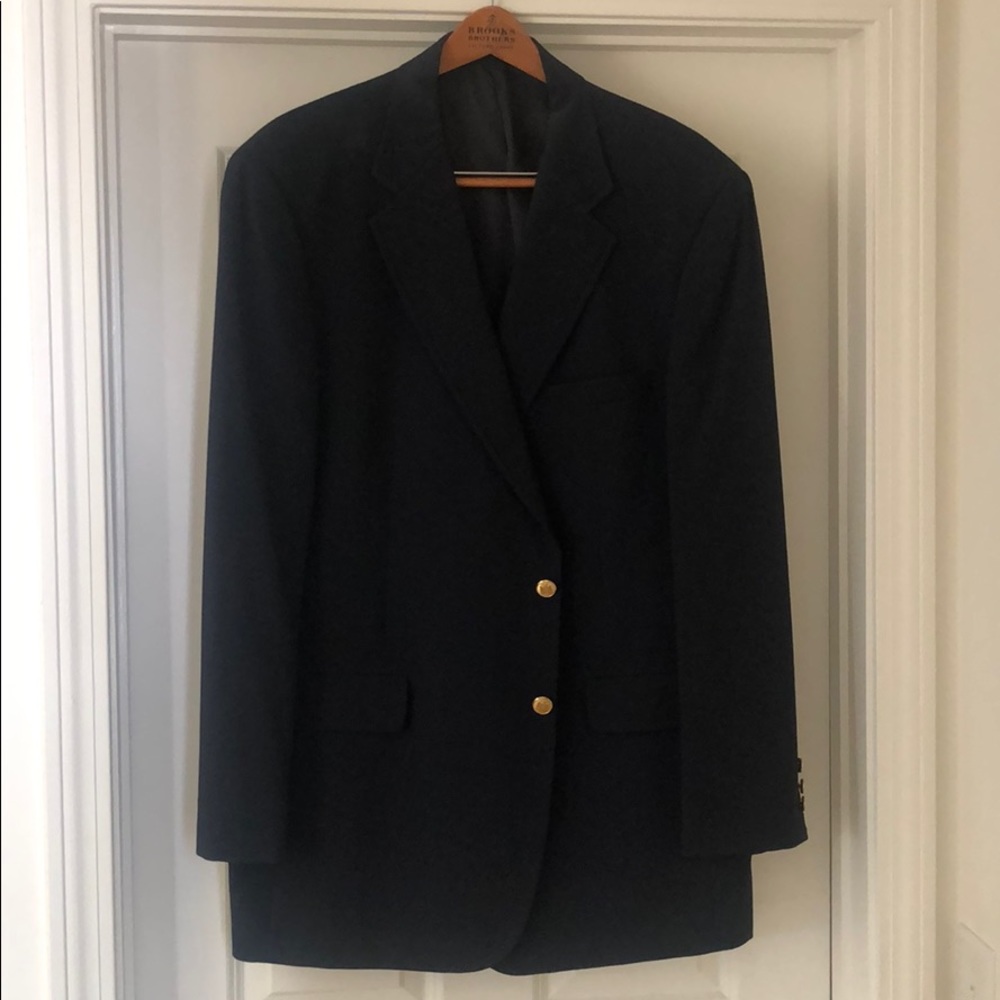 Brooks Brothers Navy Sport Coat 46R